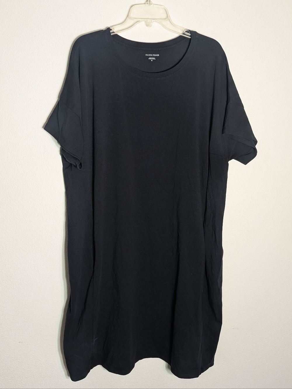 Eileen Fisher Black T-Shirt Dress